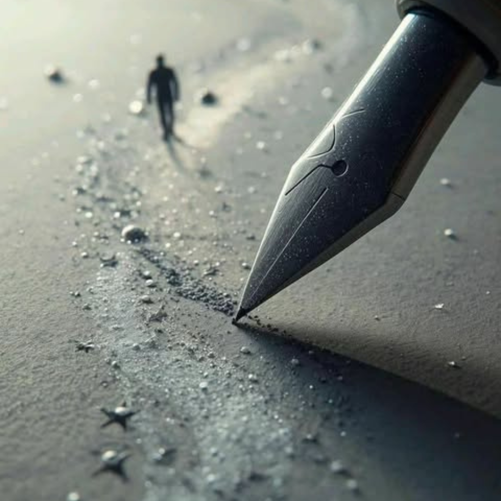 Rabisco dos seus rastros!